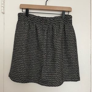 J. Crew Factory pull on wool blend city skirt